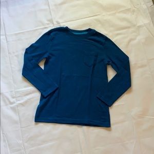 Boys long sleeve pocket T